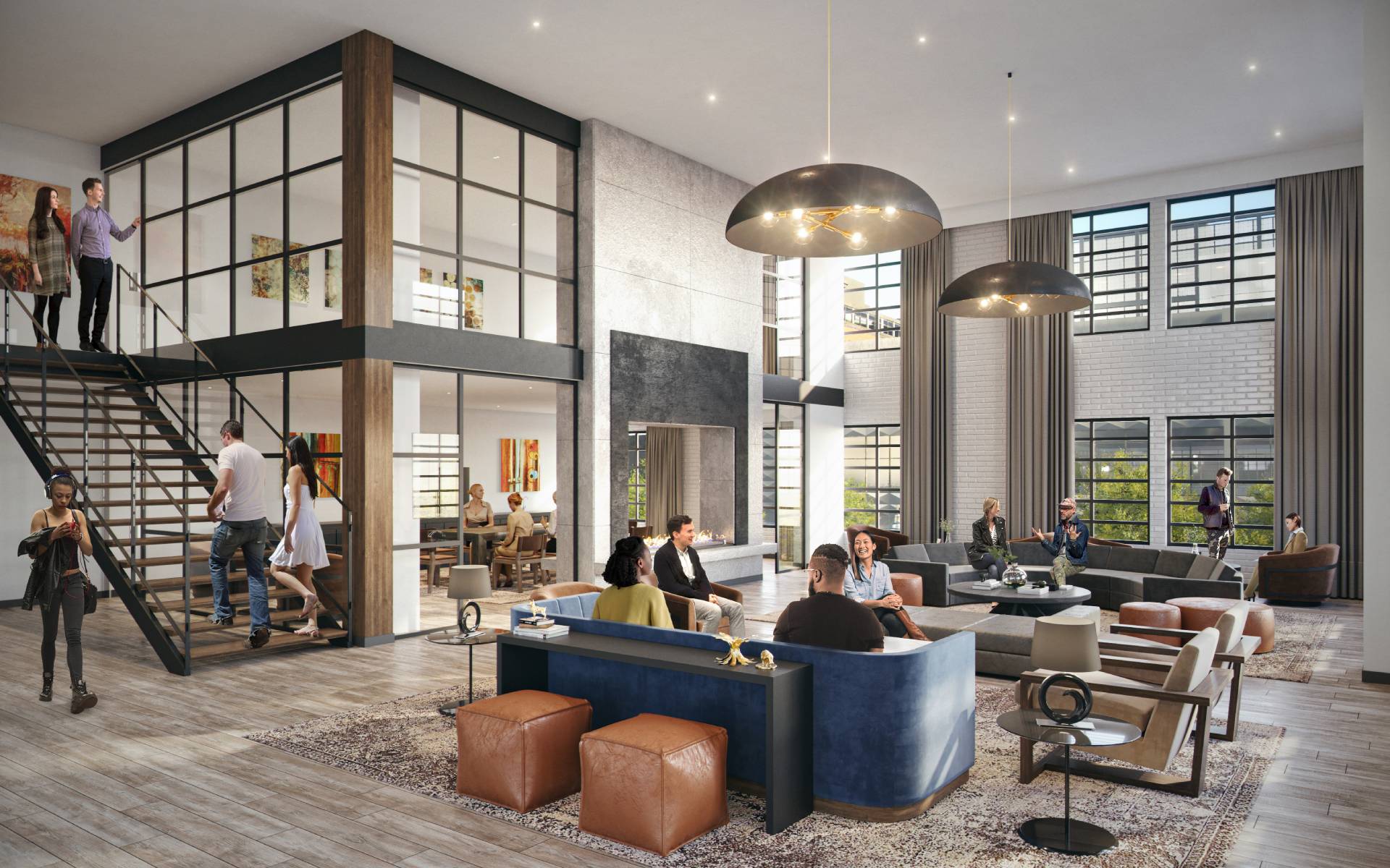 Rye House Apartments Lounge
